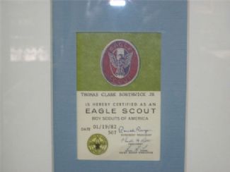 Eagle Scout Certificate